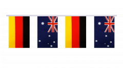 Guirlande d'amitié Allemagne - Australie - 15 x 22 cm