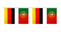 Guirlande d'amitié Allemagne - Portugal - 15 x 22 cm