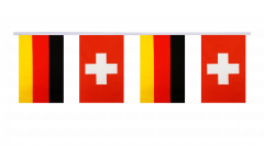 Guirlande d'amitié Allemagne - Suisse - 15 x 22 cm