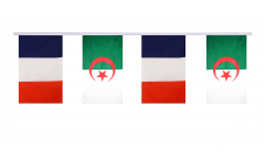Guirlande d'amitié France - Algerie - 15 x 22 cm