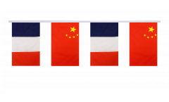 Guirlande d'amitié France - Chine - 15 x 22 cm