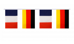 Guirlande d'amitié France - Allemagne - 15 x 22 cm