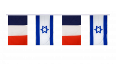 Guirlande d'amitié France - Israel - 15 x 22 cm