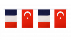 Guirlande d'amitié France - Turquie - 15 x 22 cm