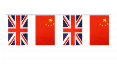 Guirlande d'amitié Royaume-Uni - Chine - 15 x 22 cm