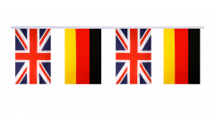 Guirlande d'amitié Royaume-Uni - Allemagne - 15 x 22 cm