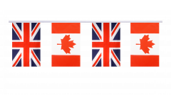 Guirlande d'amitié Royaume-Uni - Canada - 15 x 22 cm