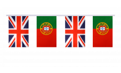 Guirlande d'amitié Royaume-Uni - Portugal - 15 x 22 cm
