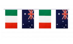 Guirlande d'amitié Italie - Australie - 15 x 22 cm