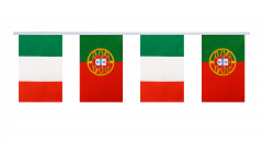 Guirlande d'amitié Italie - Portugal - 15 x 22 cm