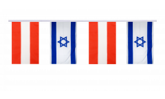 Guirlande d'amitié Autriche - Israel - 15 x 22 cm