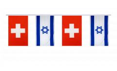Guirlande d'amitié Suisse - Israel - 15 x 22 cm