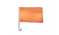 Drapeau de voiture Unicolore Orange - 30 x 40 cm
