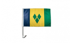 Drapeau de voiture Saint Vincent et les Grenadines - 30 x 40 cm