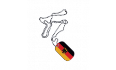 Dog Tag Allemagne Dienstflagge - 3 x 5 cm