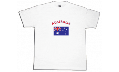 Tee Shirt / T-Shirt Australie, blanc, Taille XXL, Round-T