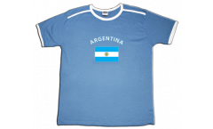 Maillot de supporter Argentine, bleu clair-blanc, Taille M