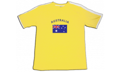 Maillot de supporter Australie, jaune-blanc, Taille L