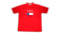 Maillot de supporter Chili, rouge-blanc, Taille S