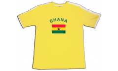 Maillot de supporter Ghana, jaune-blanc, Taille M