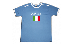 Maillot de supporter Italie Italia, bleu clair-blanc, Taille XXL