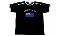 Maillot de supporter Nouvelle Zélande, noir-blanc, Taille S