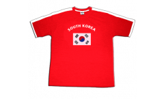 Maillot de supporter Corée du Sud, rouge-blanc, Taille S