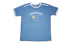 Maillot de supporter Uruguay, bleu clair-blanc, Taille XXL
