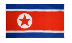 Drapeau de balcon Corée du Nord - 90 x 150 cm