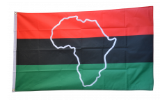 Drapeau Afro-Américain UNIA avec carte de l'afrique