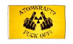 Drapeau Atomkraft Fuck off!