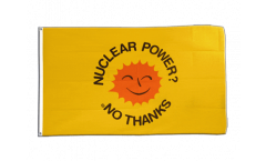 Drapeau Nuclear Power No Thanks