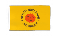 Drapeau Energia Nucleare No Grazie