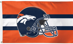Drapeau Denver Broncos Casque