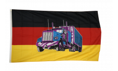 Drapeau Allemagne avec Camion