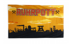 Drapeau Allemagne Ruhrpott Ruhr région 3