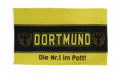 Drapeau supporteur Dortmund aigle Nr. 1 aus dem Pott
