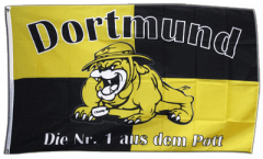 Drapeau supporteur Dortmund bulldog
