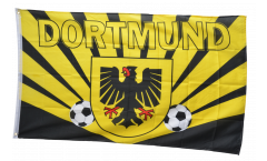 Drapeau supporteur Dortmund rayons