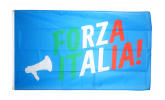 Drapeau supporteur Italie Forza Italia