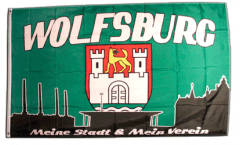 Drapeau supporteur Wolfsburg 3