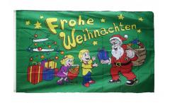 Drapeau Frohe Weihnachten cadeaux