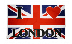 Drapeau Royaume-Uni I Love London