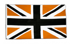 Drapeau Royaume-Uni Union Jack Noir-Bronze