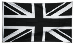Drapeau Royaume-Uni Union Jack noir
