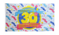 Drapeau Happy Birthday 30