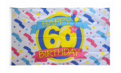 Drapeau Happy Birthday 60