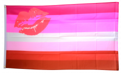 Drapeau Lipstick Lesbian Pride