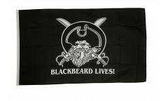 Drapeau Pirate Blackbeard lives