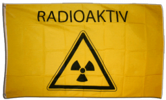 Drapeau Radioaktiv Radioactive